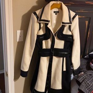 White BEBE coat